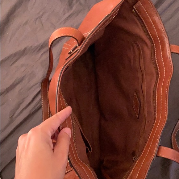 Brown leather Fossil purse - Picture 5 of 12